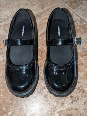 Lands' End Patent Leather Mary Jane Size 13 Little Girls Shoe
